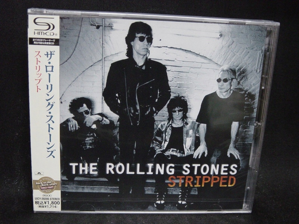 ROLLING STONES Stripped SHM-CD JAPAN Angie Like a Rolling Stone unplugged !