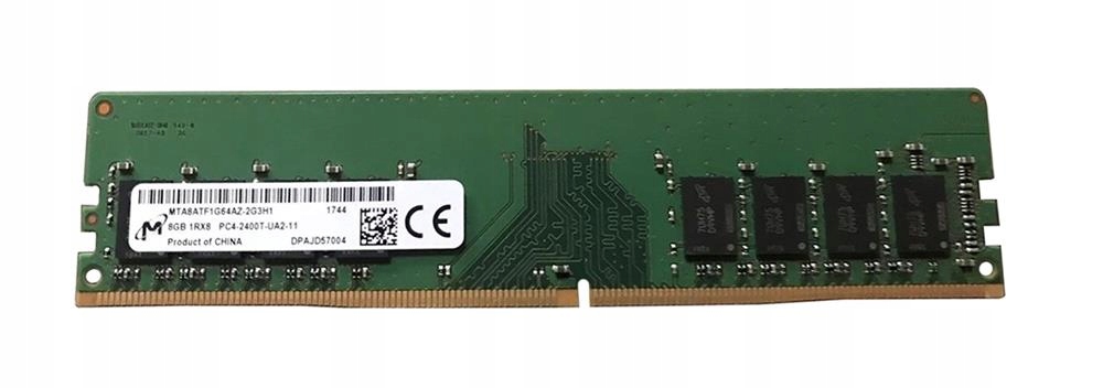 Micron 8GB PC4 2400 DDR4 DIMM Pamięć RAM do PC (MTA8ATF1G64AZ-2G3H1)