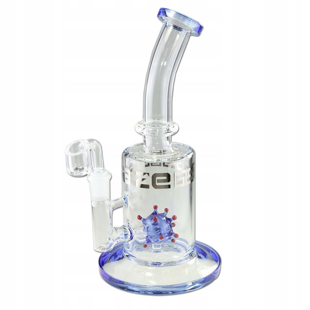 Bongo szklane BLAZE Glass Virus Ball 24cm Blue bongo do dabu dabbing