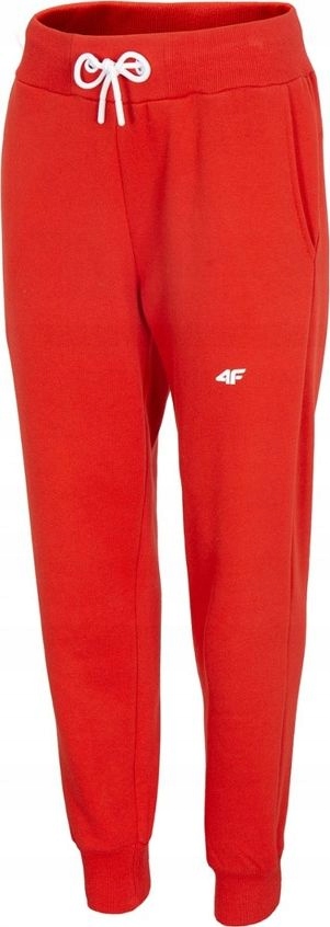 4f Spodnie damskie H4Z20-SPDD001 Czerwone r. S
