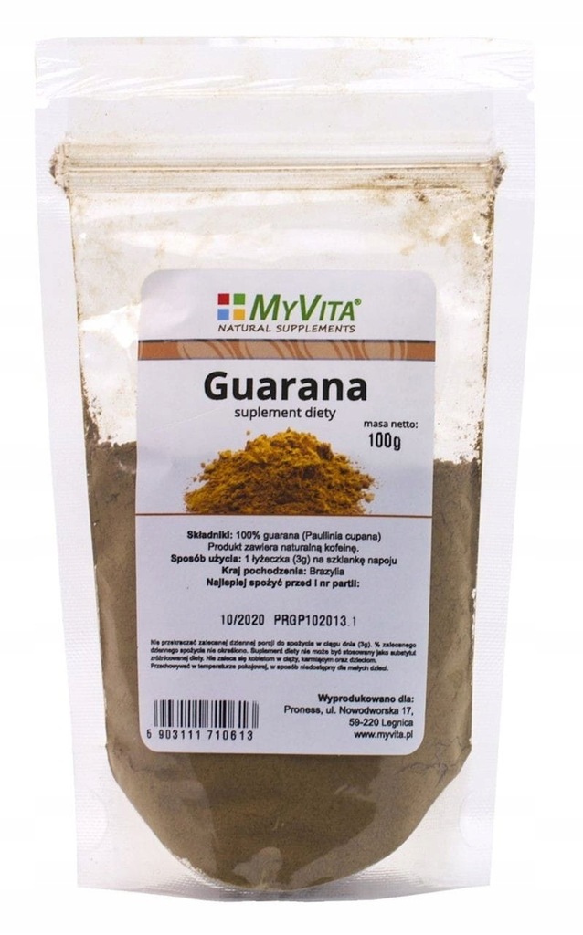 MyVita Guarana proszek 100g