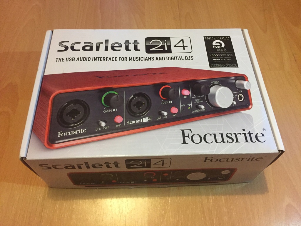 FOCUSRITE 【renalive428】 Interfejsy audio Focusrite