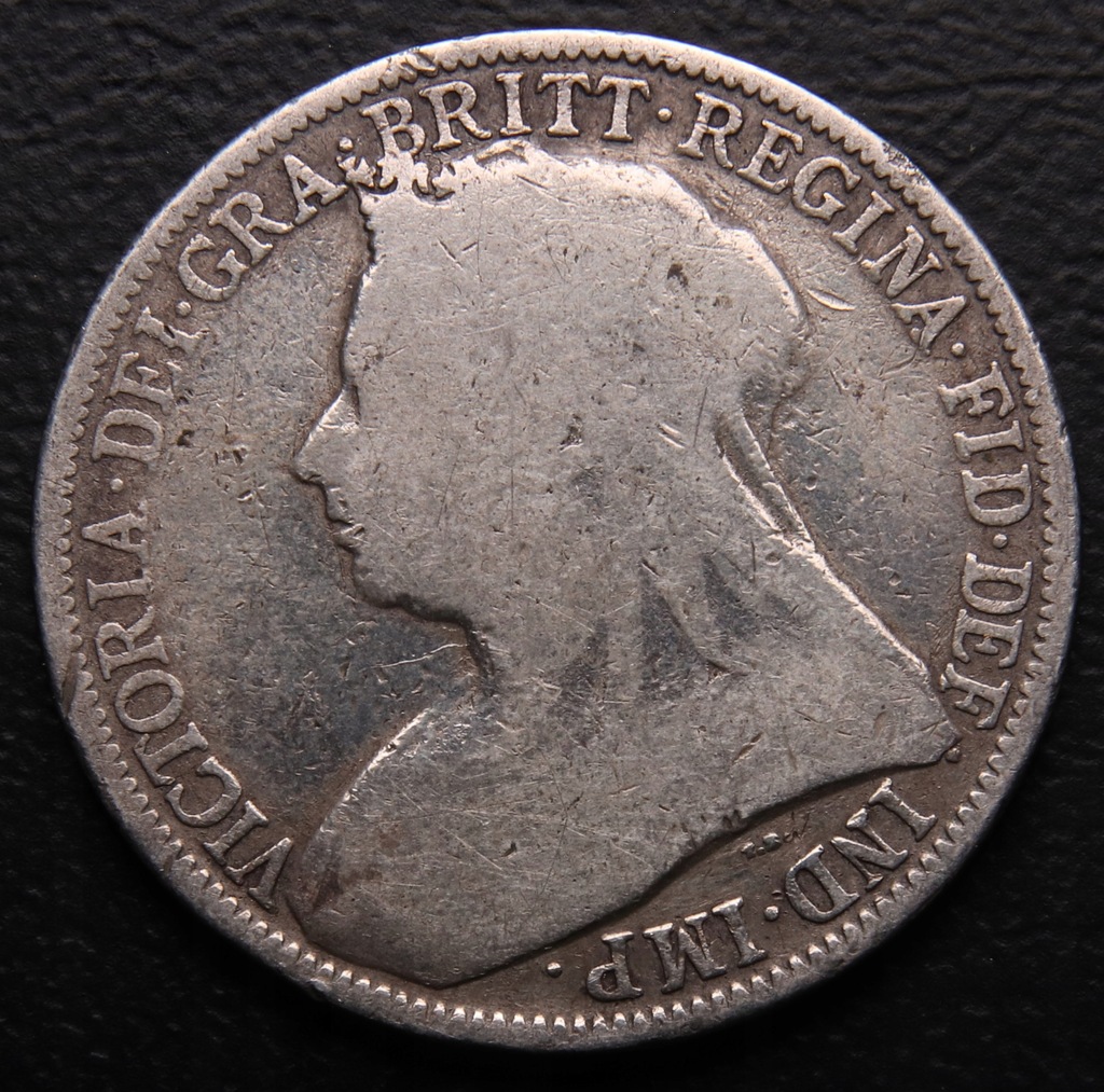 ANK KRÓLOWA WIKTORIA FLOREN 2 SHILLINGS 1893