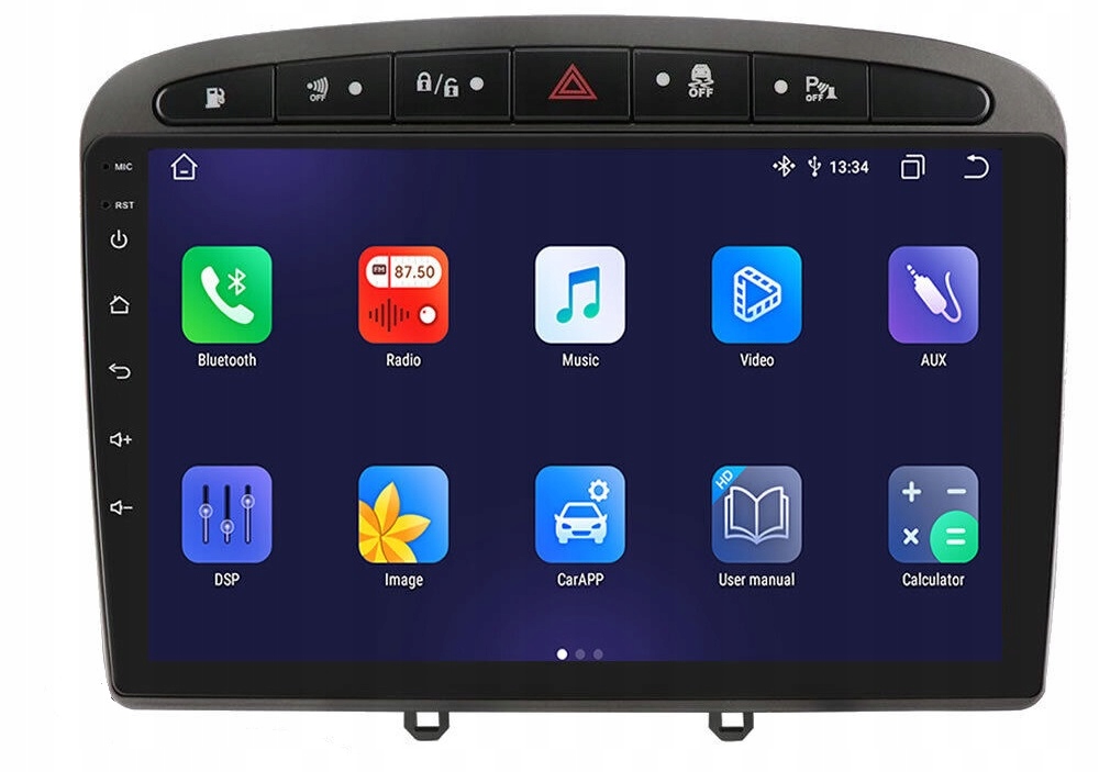 RADIO 2 DIN ANDROID PEUGEOT 308 2012-2019