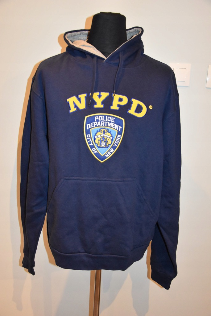 NYPD BLUZA Z KAPTUREM MĘSKA XL