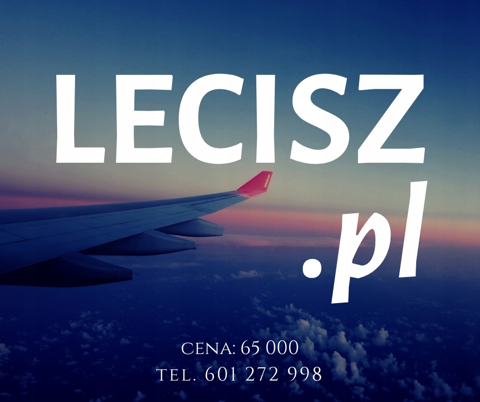 Domena LECISZ.pl pod sprzedaż biletów lotniczych