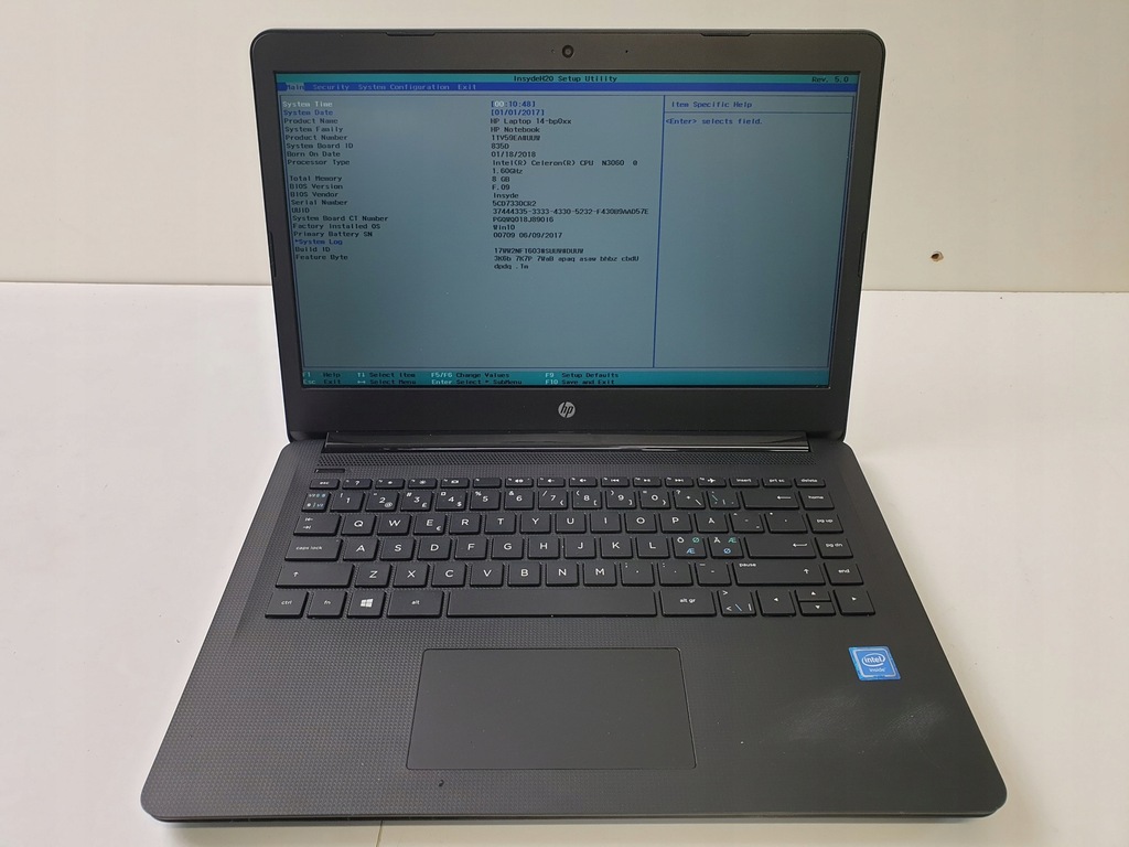 HP Laptop 14-bp0xx (2058144)