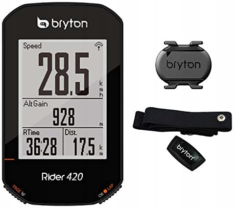 Komputer Rowerowy BRYTON Rider 420T Cad+Hrm