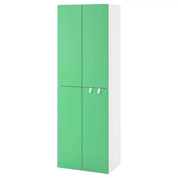 IKEA SMASTAD PLATSA Szafa zielony 60x40x180 cm