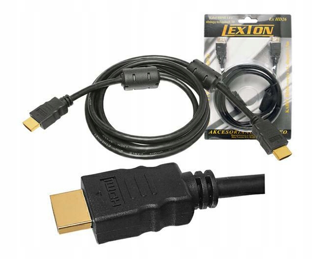 KABEL HDMI-HDMI LEXTON LXHD16 CZARNY 1,5M