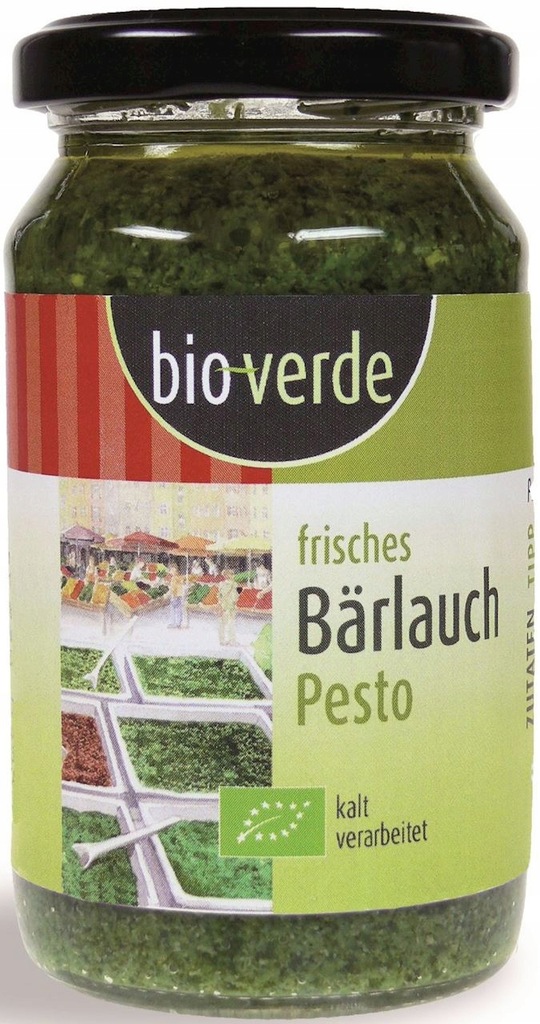 PESTO Z CZOSNKU NIEDŹWIEDZIEGO BIO 165 g - BIO VER