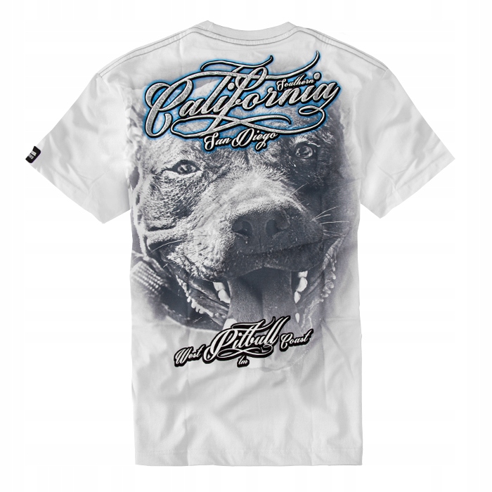 PIT BULL Koszulka California Dog Biała Rozm.M