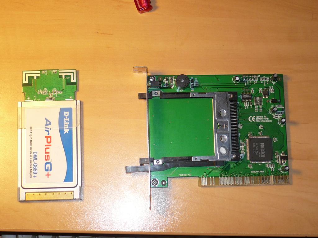 Adapter PSI PCMCIA + karta sieciowa DWL-G650+