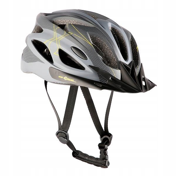 MTW291 SZARO-CZARNY ROZM. S (50-59CM) KASK NILS EX