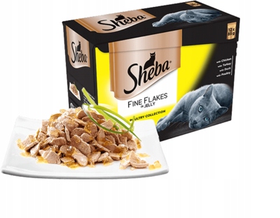 SHEBA MOKRA KARMA DLA KOTÓW MIX SMAKÓW 72x85g