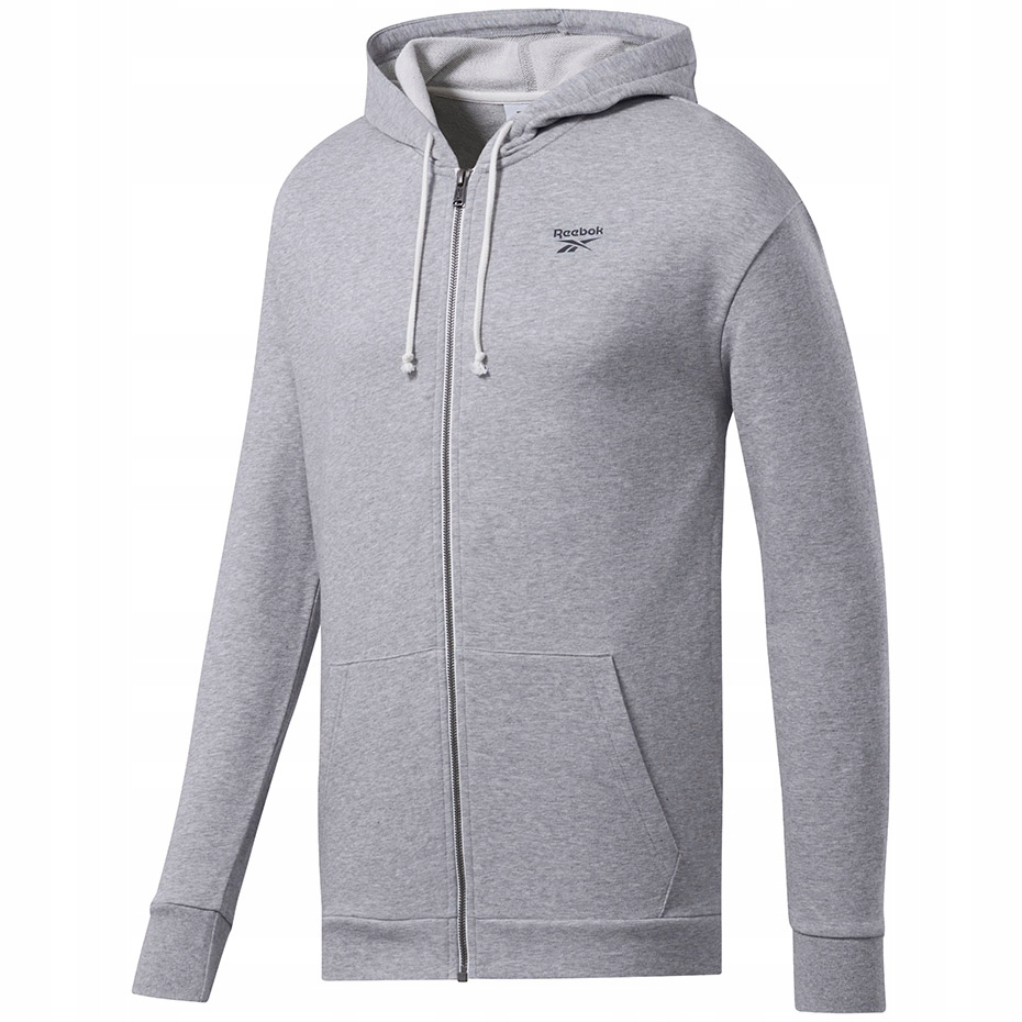 Bluza męska Reebok TE FT FZ Hoodie szara FK6020 S