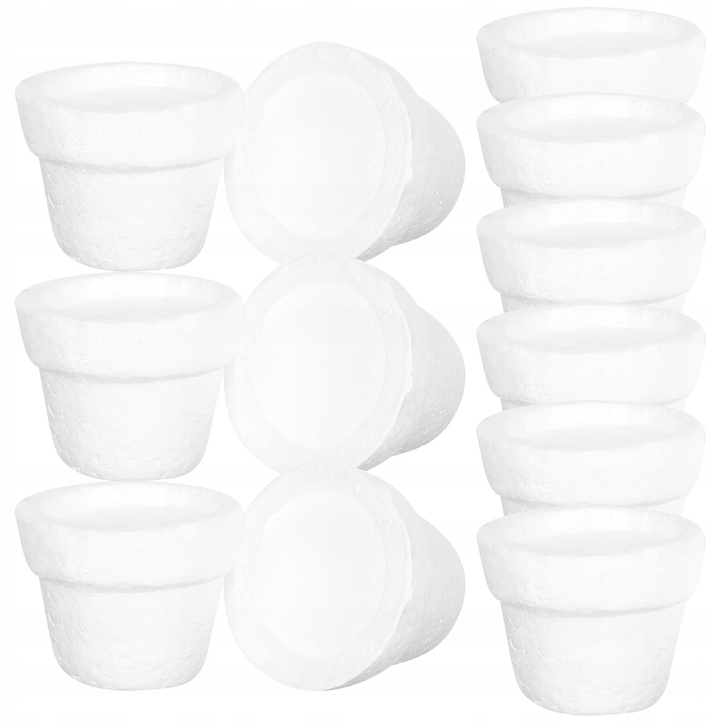 Foam Flower Pot Craft Kids DIY Supplies 12 Pcs 13521991452