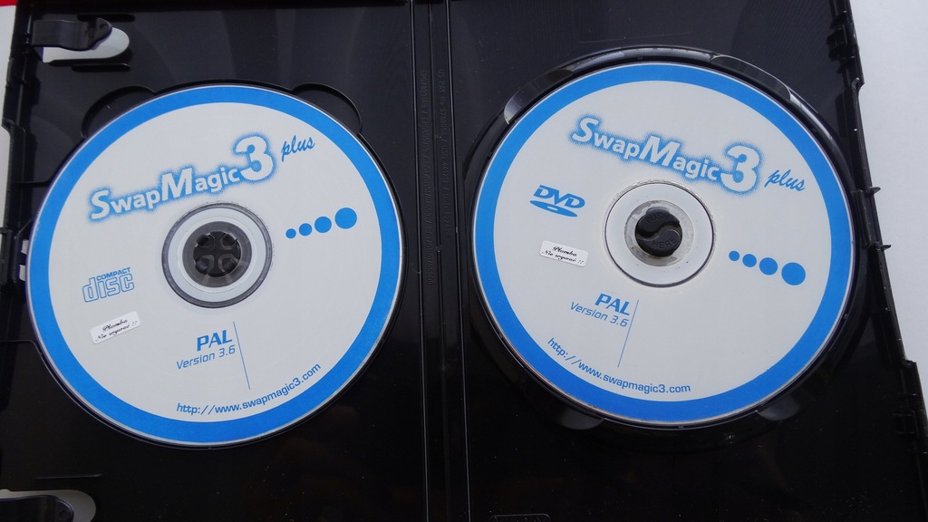 SWAP MAGIC 3 PLUS VERSION 3.6 KOMPLET CD+DVD PS2