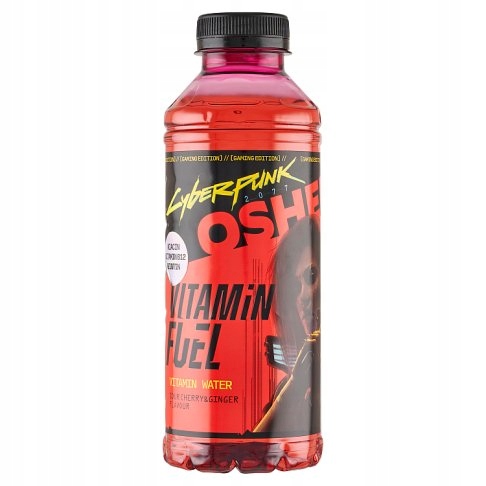 Oshee Cyberpunk Vitamin Fuel wiśnia-imbir 555 ml