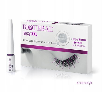 BIOTEBAL RZĘSY XXL Serum do rzęs BIMATOPROST 3 ml