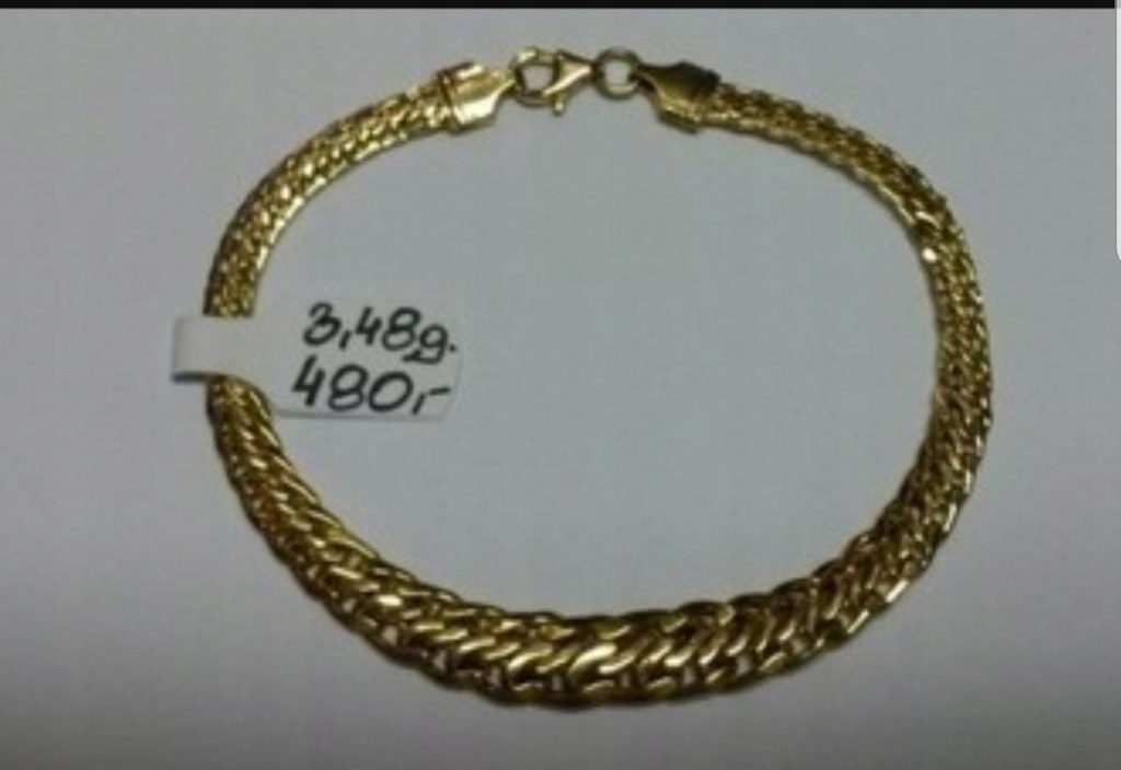 Złota bransoletka PR.585 3.48g