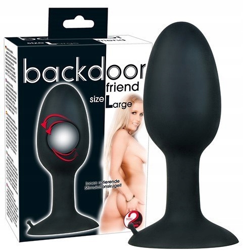 KOREK ANALNY SILIKONOWY BACKDOOR FRIEND 12 CM