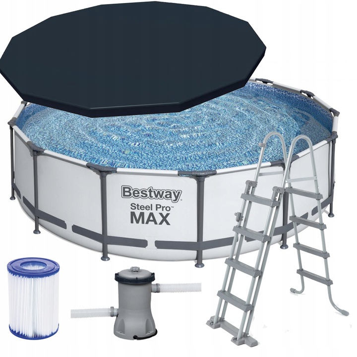 BESTWAY 56488 BASEN STELAŻOWY OGRODOWY 457x107 CM - 12252852364 ...