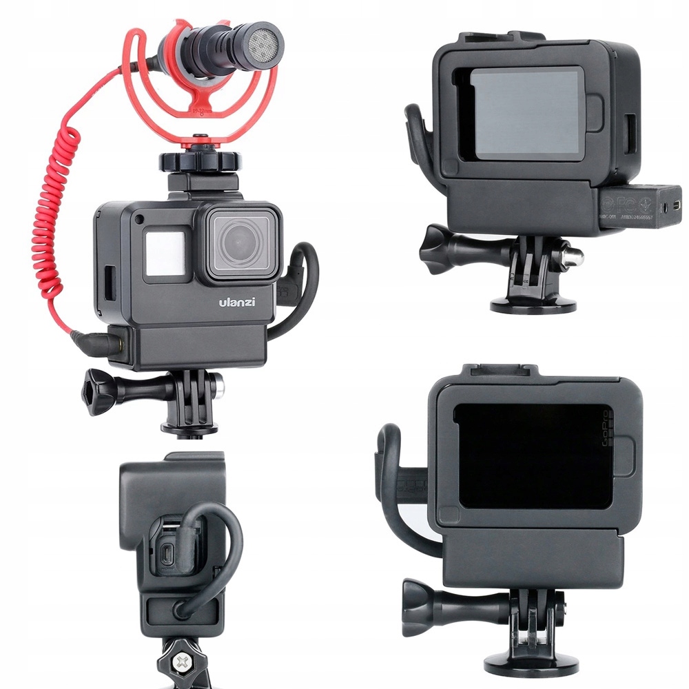 Adapter mic + klatka + mikrofon Rode do Gopro 7 7959488873