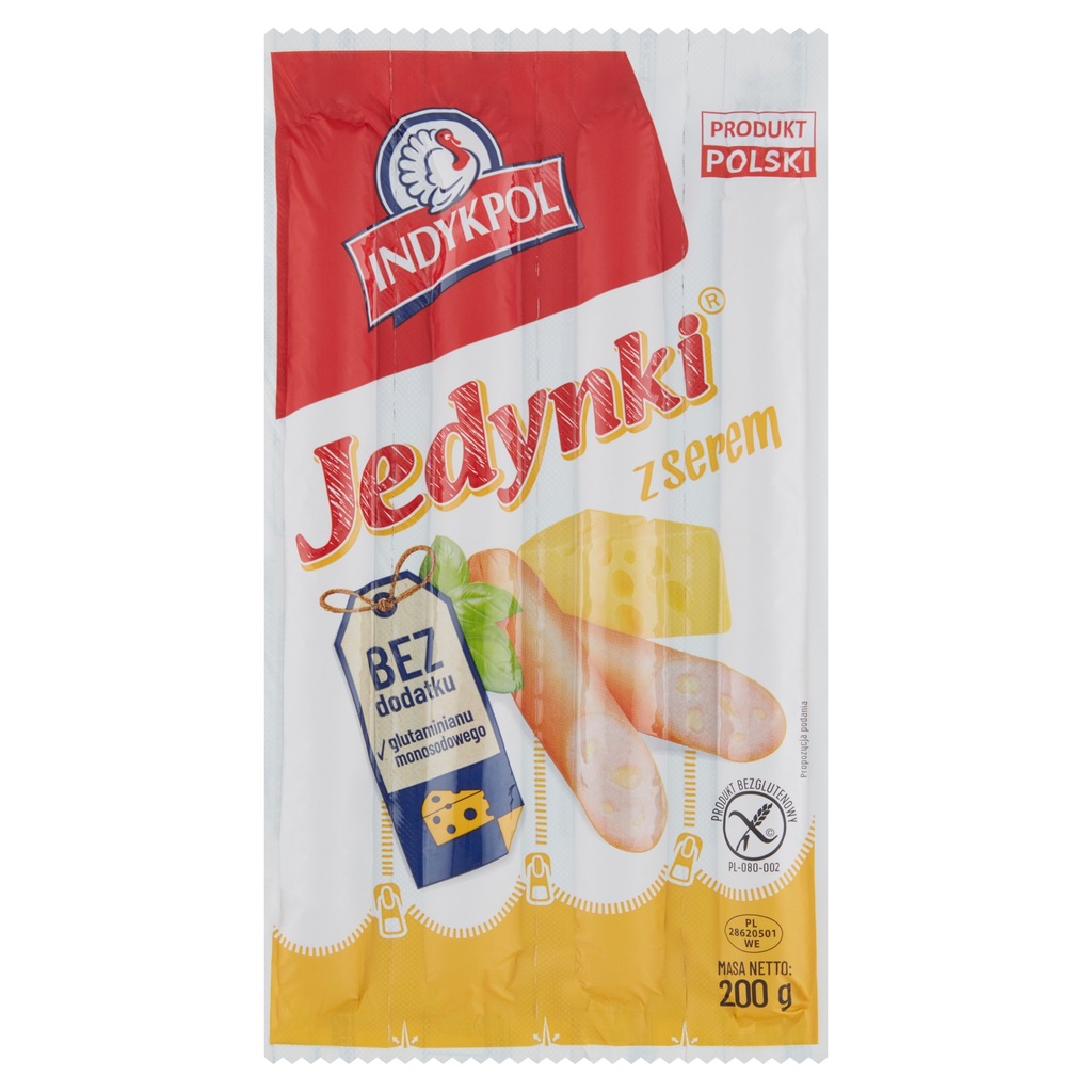 PARÓWKI JEDYNKI Z SEREM