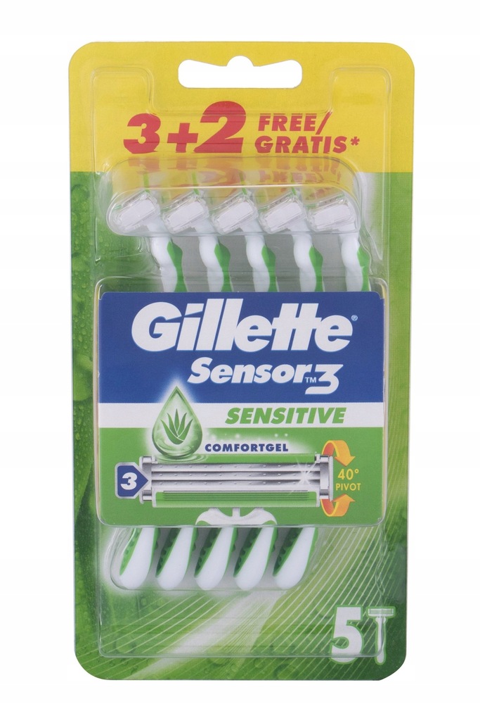 Gillette Maszynka do golenia Sensor3 Sensitive 5 s