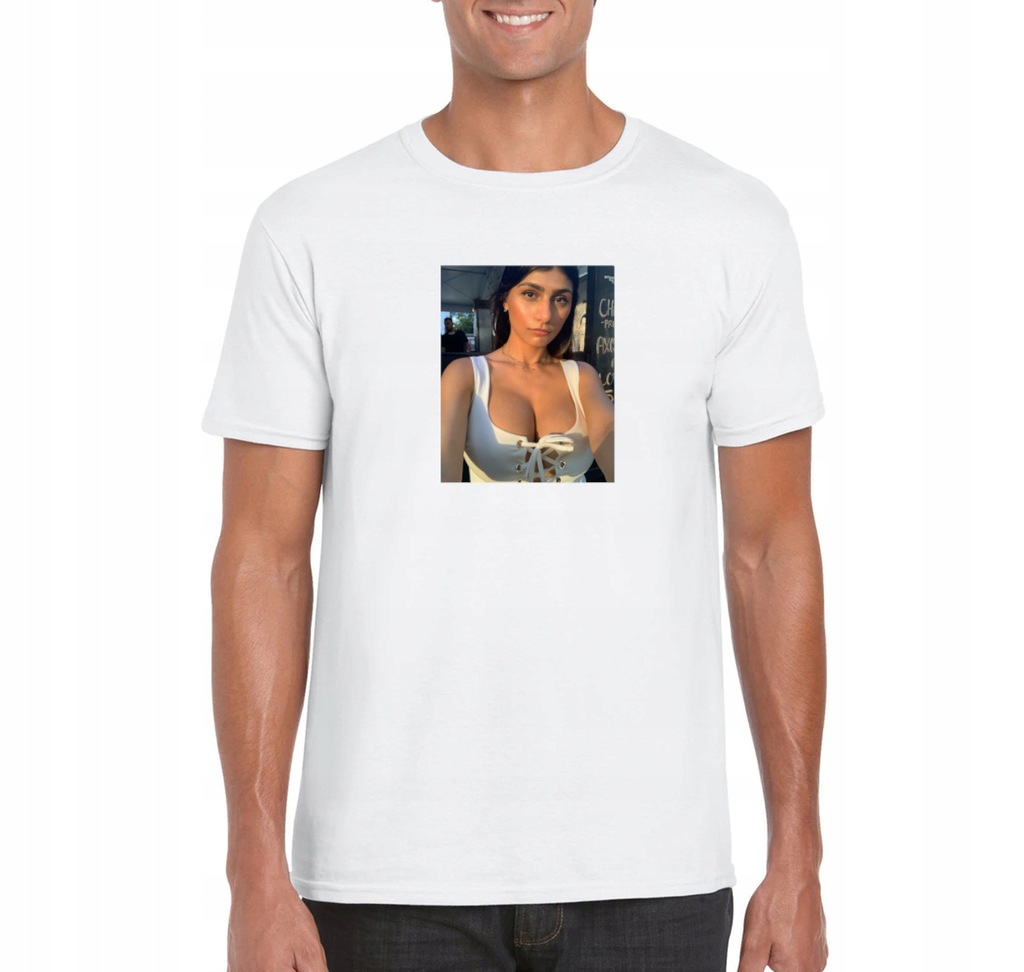 Koszulka mia khalifa pornhub biała XL