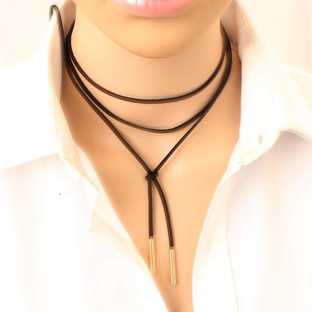 Choker Naszyjnik Rzemyk