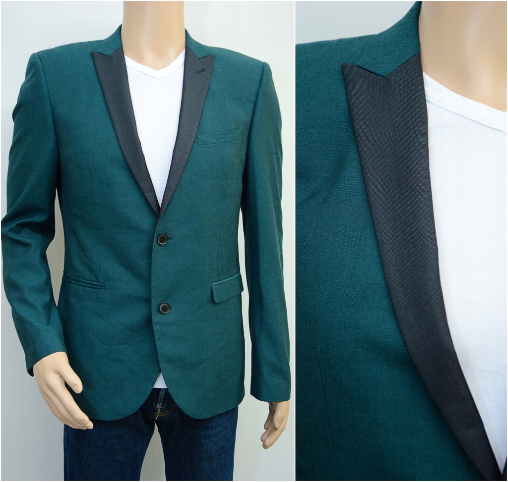 NEXT SKINNY FIT BLAZER MARYNARKA MĘSKA CASUAL M