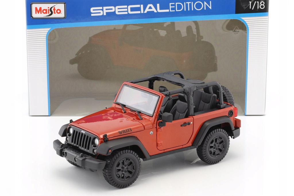 Model 1:18 Maisto Jeep Wrangler Willys