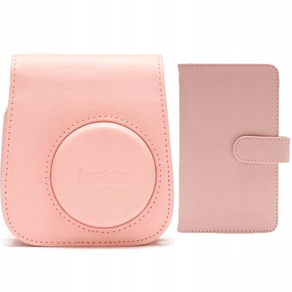 Zestaw case+album Instax Mini 11 - Blush Pink