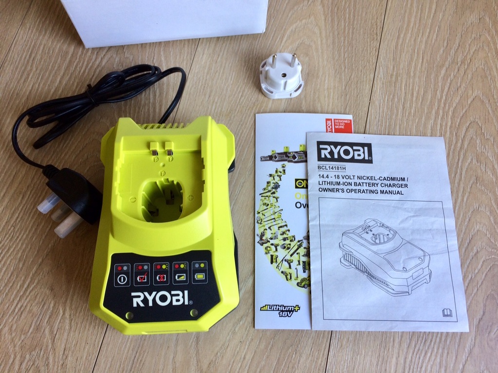 RYOBI SZYBKA ŁADOWARKA BCL1418H NOWA 18V ONE+ 1zł 7358398679