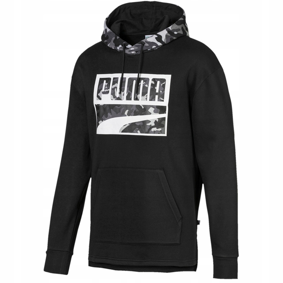 Bluza męska Puma Rebel Camo Hoody FL czarna 580555