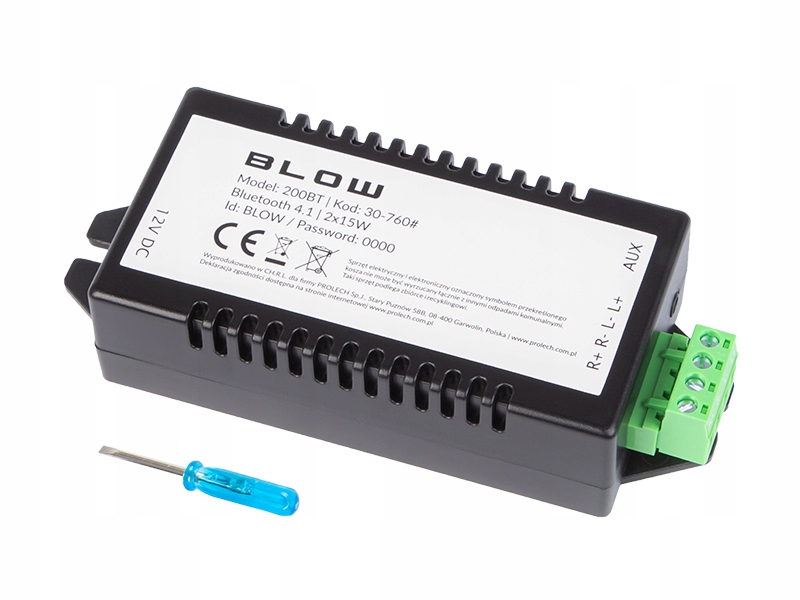 Wzmacniacz audio Bluetooth 2x15W