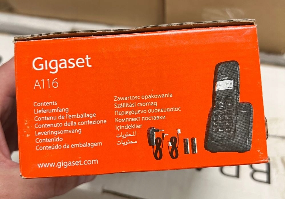 Купить Новый беспроводной телефон | Гигасет А116 | Черный: отзывы, фото, характеристики в интерне-магазине Aredi.ru