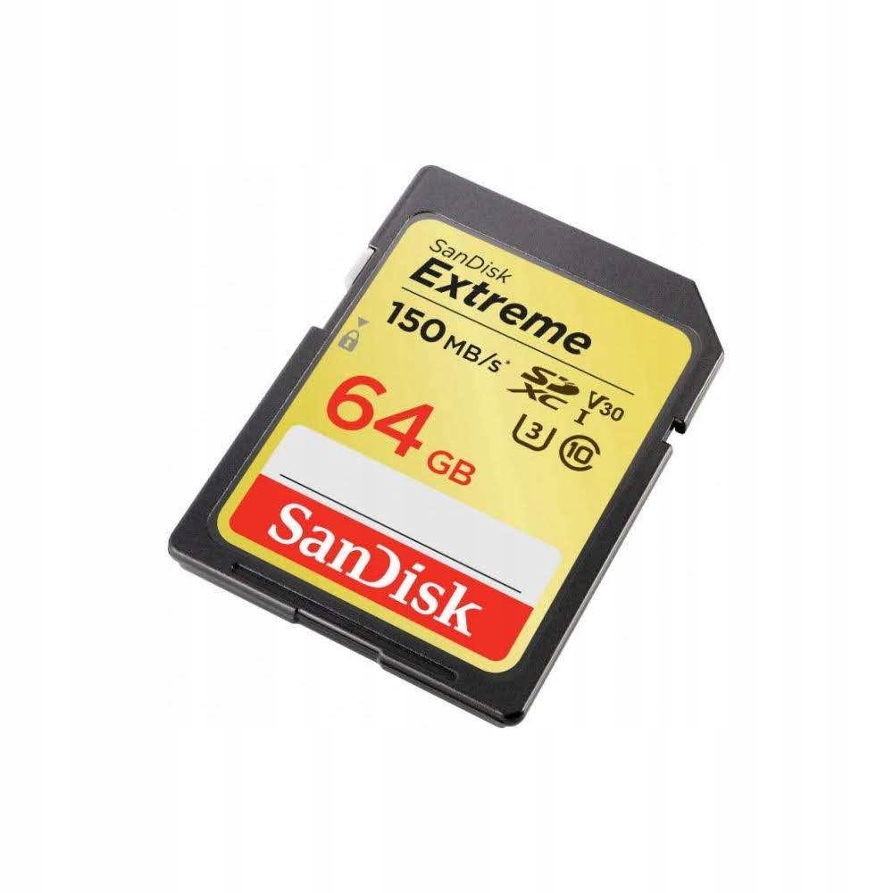 SanDisk Extreme SDXC 64GB uhs-i 150 mb/s