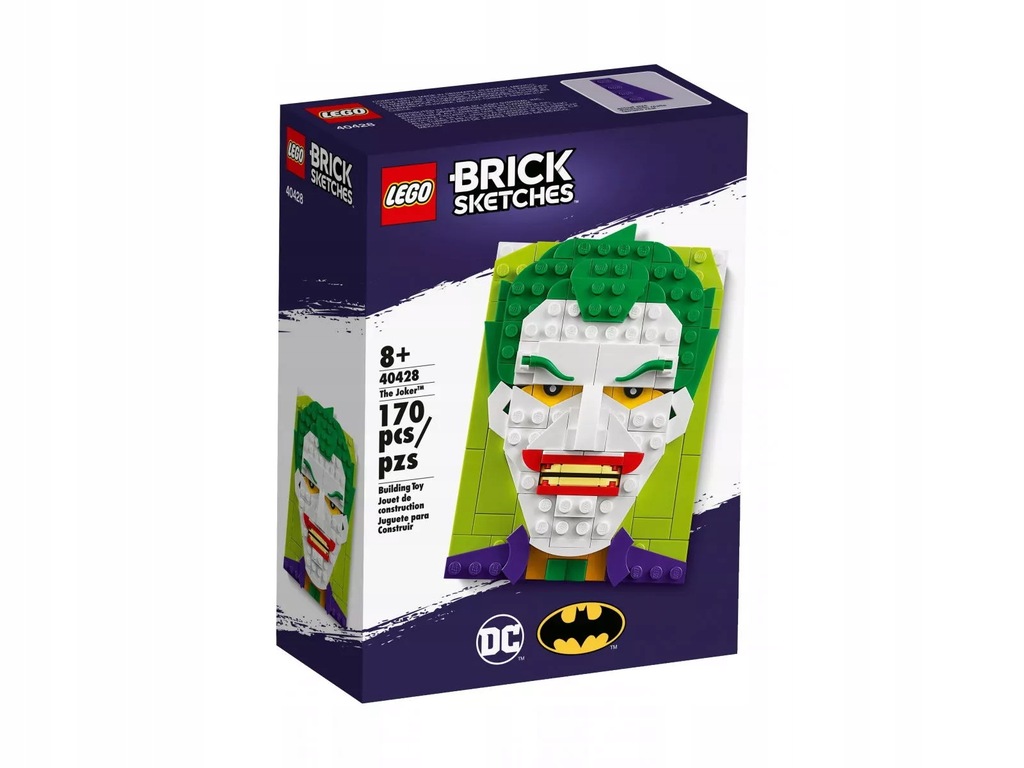 LEGO #40428 JOKER - SZKICE Z KLOCKÓW