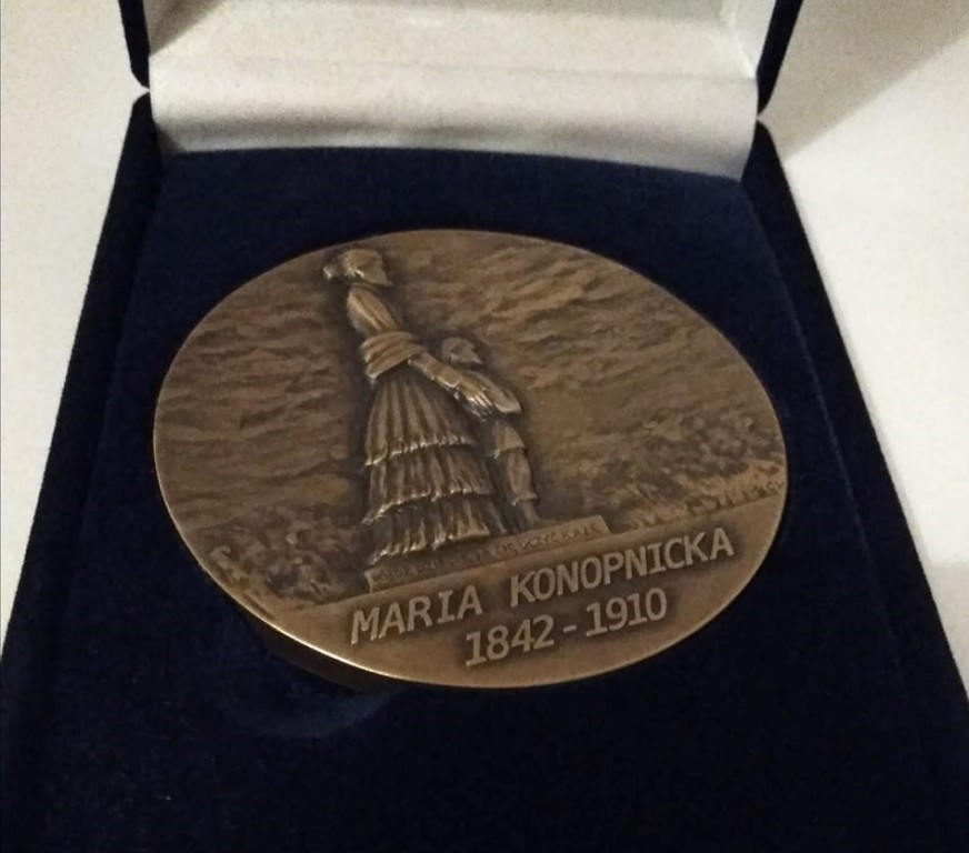 Medal numizmat Maria Konopnicka 2010 r. WOŚP