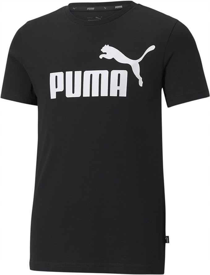 Puma T-shirt dziecięcy czarny bawełna 164 13-14 lat