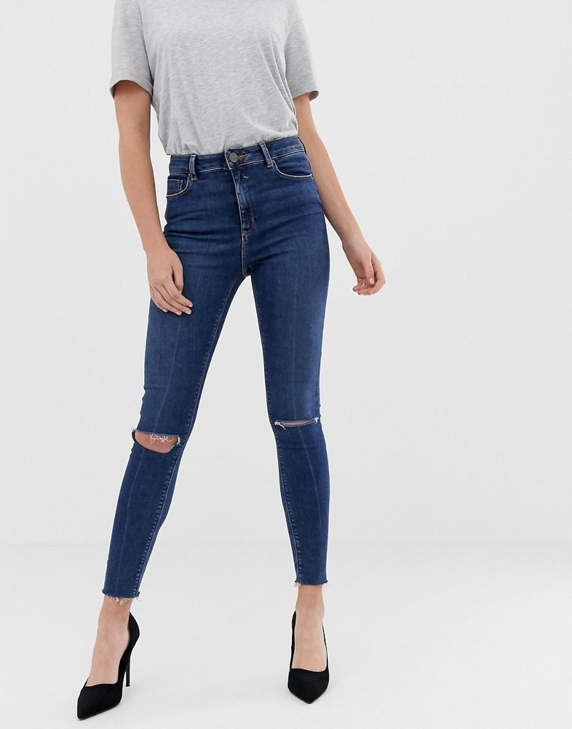 ASOS DESIGN__XDI JEANSY Z WYSOKIM STANEM__W26/L32