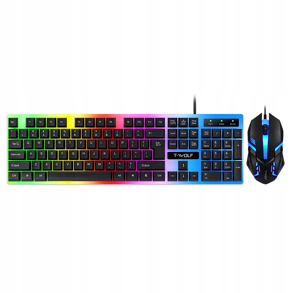 Купить ИГРОВОЙ КОМПЛЕКТ КЛАВИАТУРА МЫШЬ RGB С ПОДСВЕТКОЙ: отзывы, фото, характеристики в интерне-магазине Aredi.ru