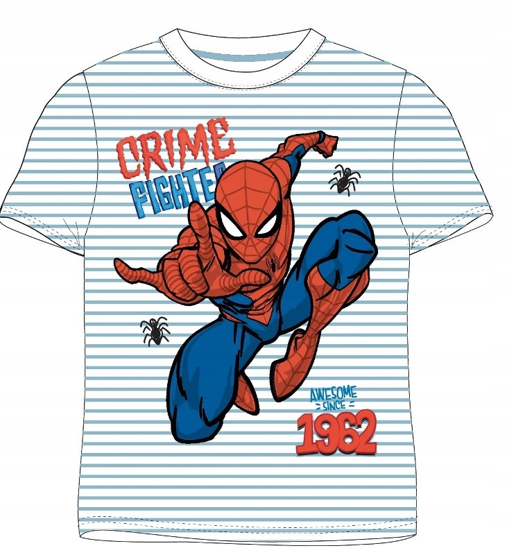 SPIDERMAN KAPITALNA BLUZKA T-SHIRT BAWEŁNA 116