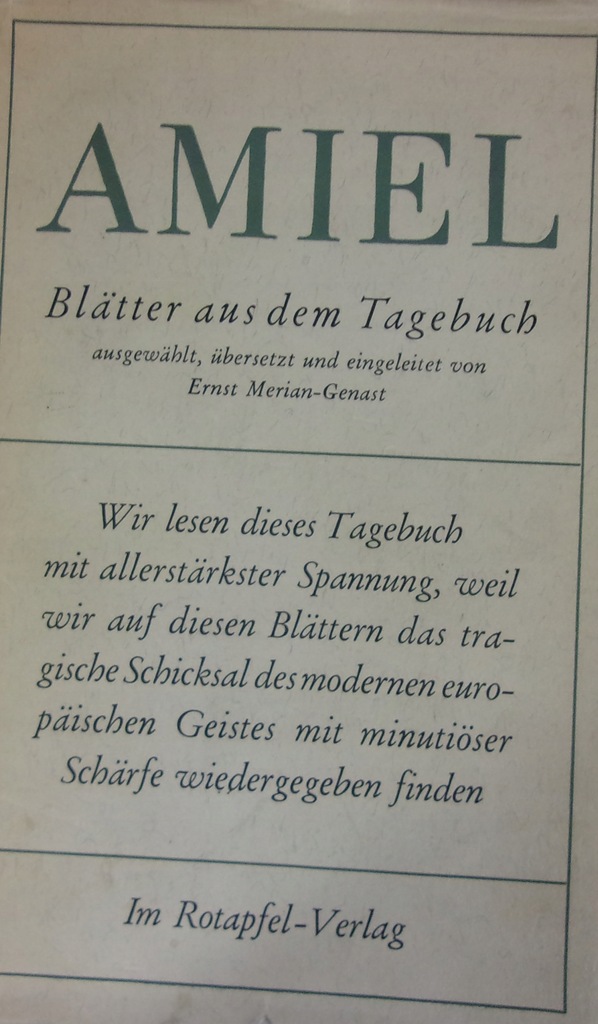 Ernst Merian-Genast - Amiel 1944 r.