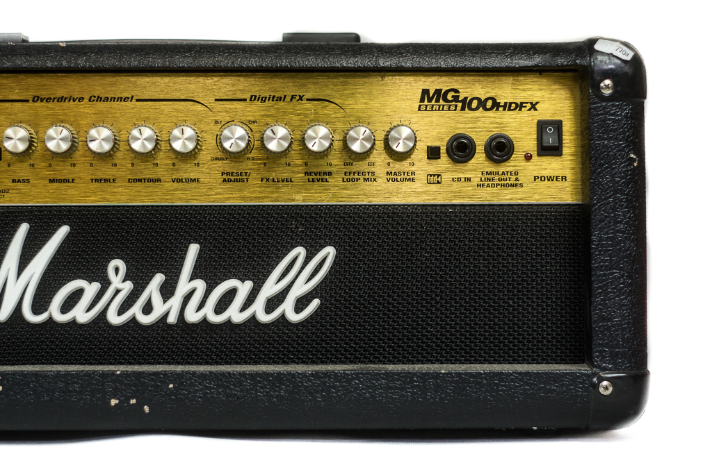MARSHALL MG100HDFX head gitarowy 100W 7274329738 oficjalne archiwum