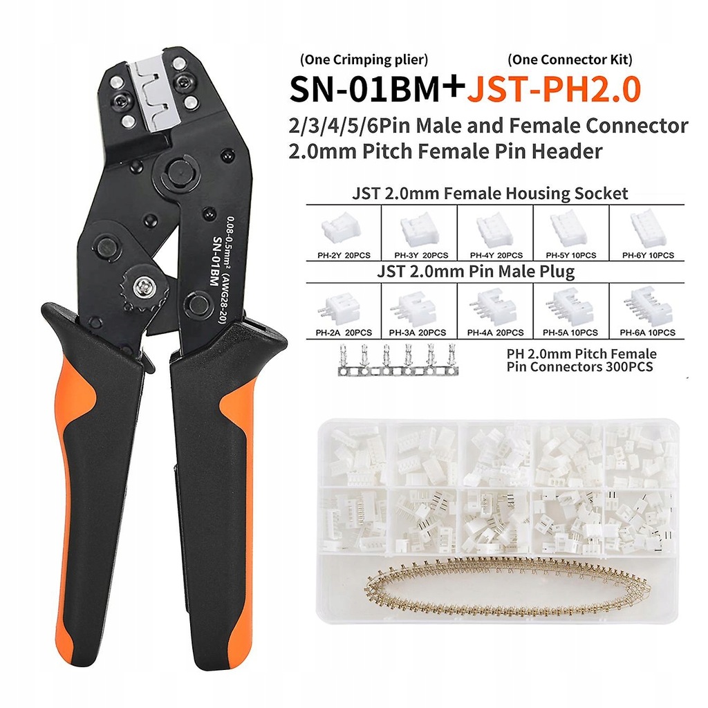 Sn-01bm Micro Connector Ratchet Crimping Tool Kit - 12735418783 ...