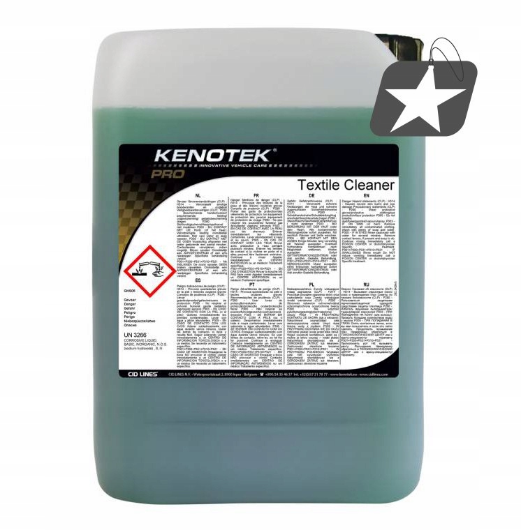 KENOTEK TEXTILE CLEANER CZYSZCZENIE TAPICERKI 10L